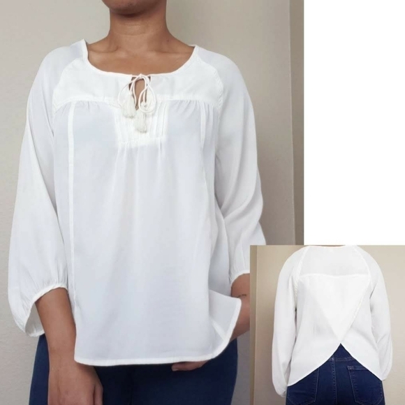 AMERICAN EAGLE Boho Flowy Layered Top M - Picture 1 of 8